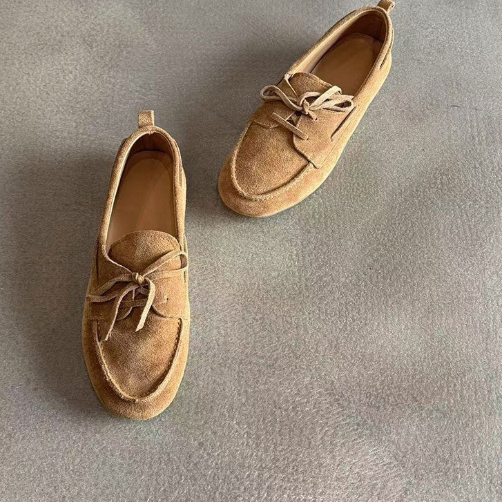 Orthopedic Balance Retro Sheepskin Leather Pumps - Unique British Style