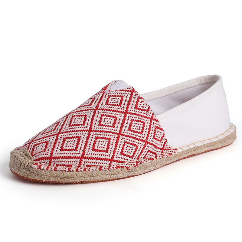 Orthopedic Balance Men and Women’s Espadrille Slip-On Flats – Breathable Casual Summer Shoes