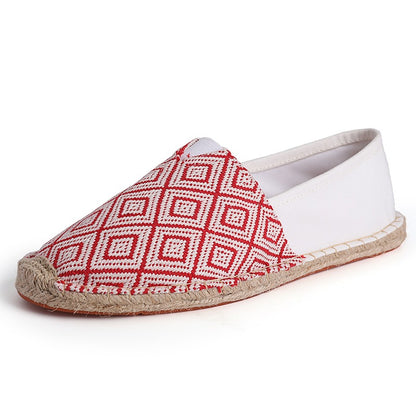 Orthopedic Balance Men and Women’s Espadrille Slip-On Flats – Breathable Casual Summer Shoes