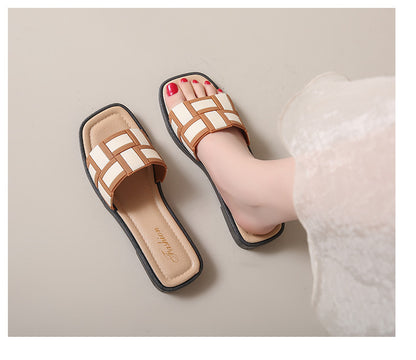 Orthopedic Balance Woven Comfort Slide Sandals