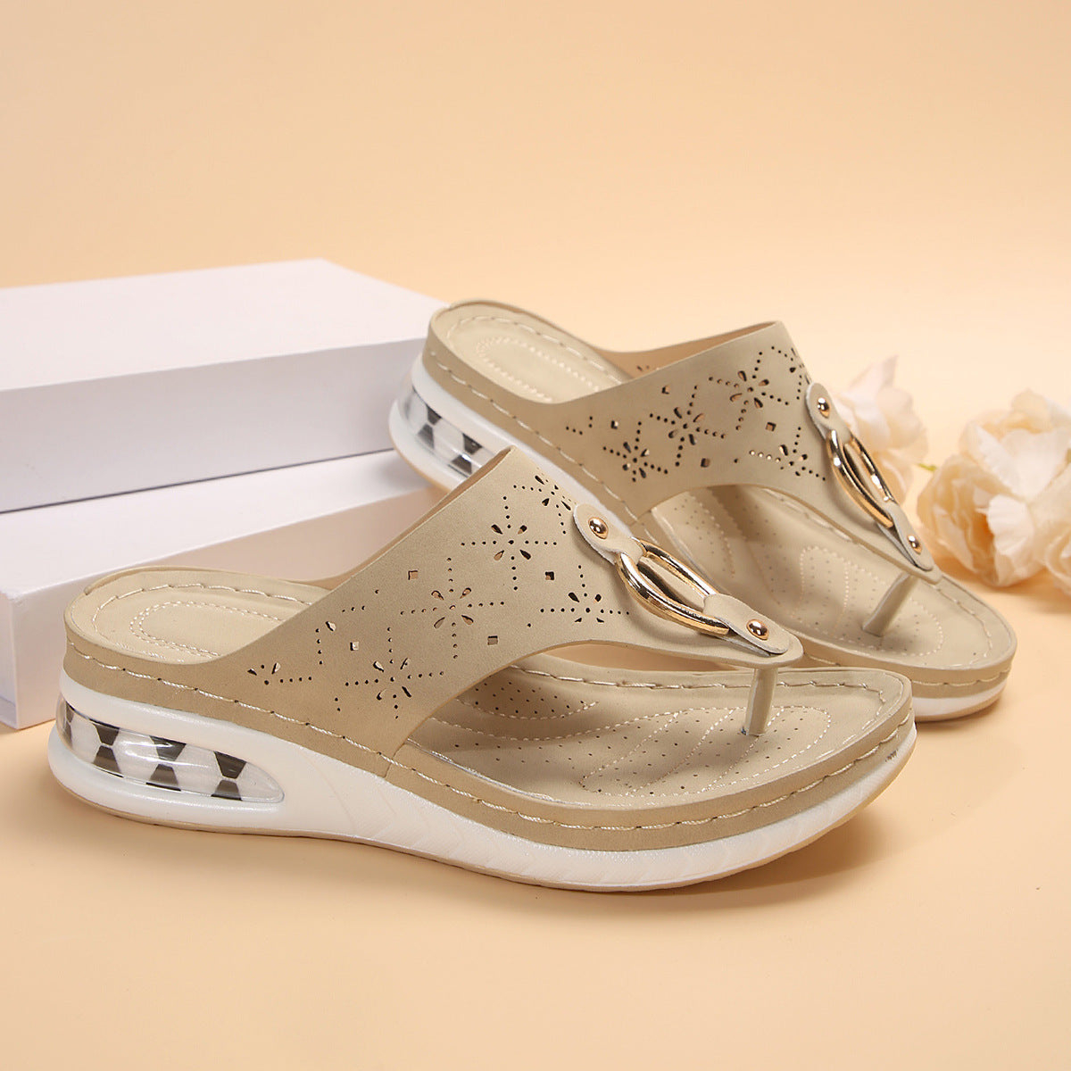 Orthopedic Balance Air Cushion Sandals - Thick Sole Comfort
