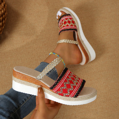 Orthopedic Balance Bohemian Platform Sandals