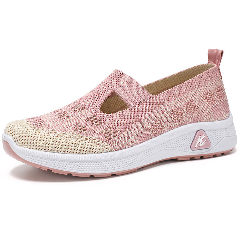 Orthopedic Slip-On Breathable Mesh Shoes – Lightweight Comfort Walking Sneakers