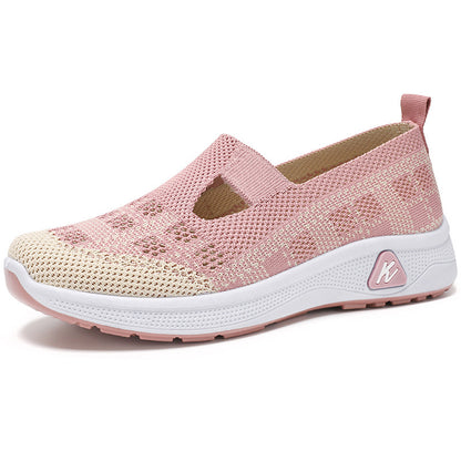 Orthopedic Slip-On Breathable Mesh Shoes – Lightweight Comfort Walking Sneakers