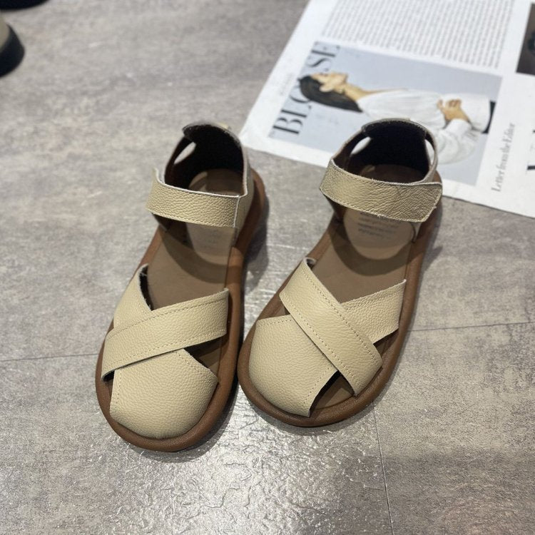 Orthopedic Balance Breathable Roman Sandals With A Closed Heel