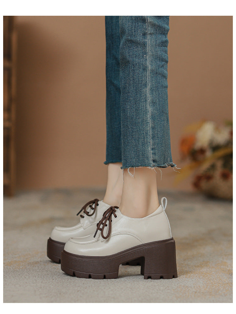Orthopedic Balance Loafers - Chunky Sole, Thick Heel