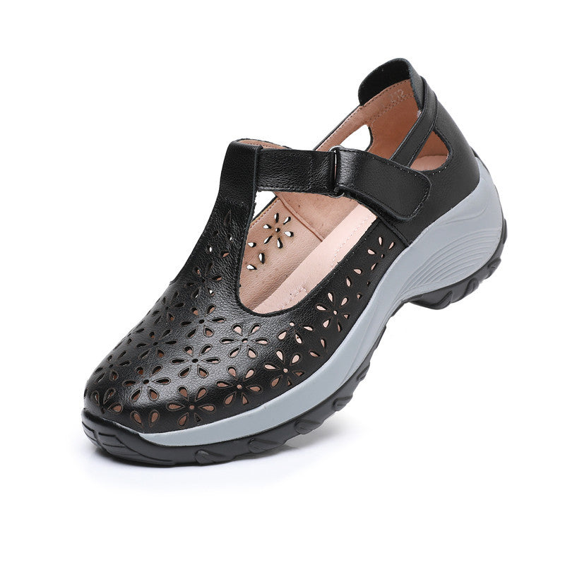 Orthopedic Balance Leather Flat Shoes - Unmatched Comfort