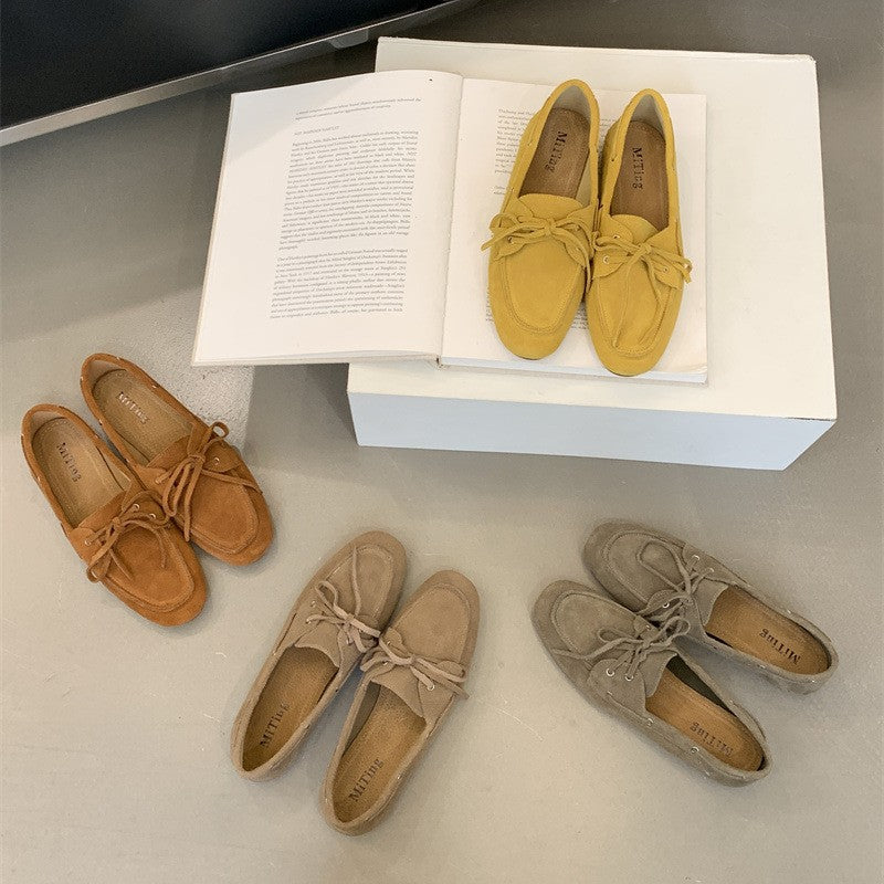 Orthopedic Balance Retro Low-Top Shoes With Round Toe - Unique Style