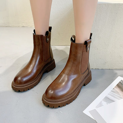 Elsa | Chunky Chelsea Ankle Boots