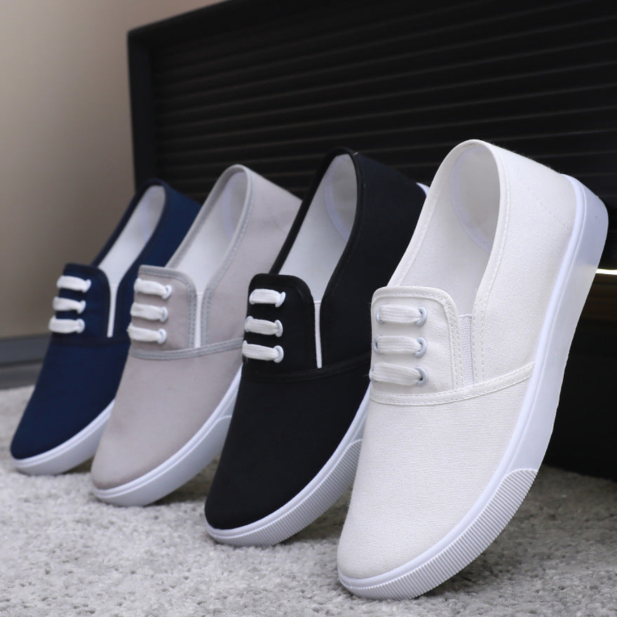 Orthopedic Canvas Slip-On Shoes – Lightweight Breathable Casual Sneakers