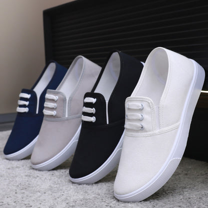 Orthopedic Canvas Slip-On Shoes – Lightweight Breathable Casual Sneakers