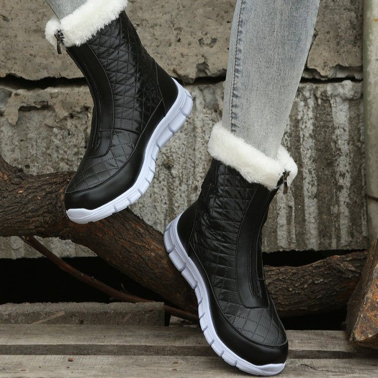 Orthopedic Balance Winter Boots - Warm Front Zipper Design