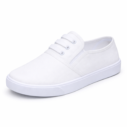 Orthopedic Canvas Slip-On Shoes – Lightweight Breathable Casual Sneakers