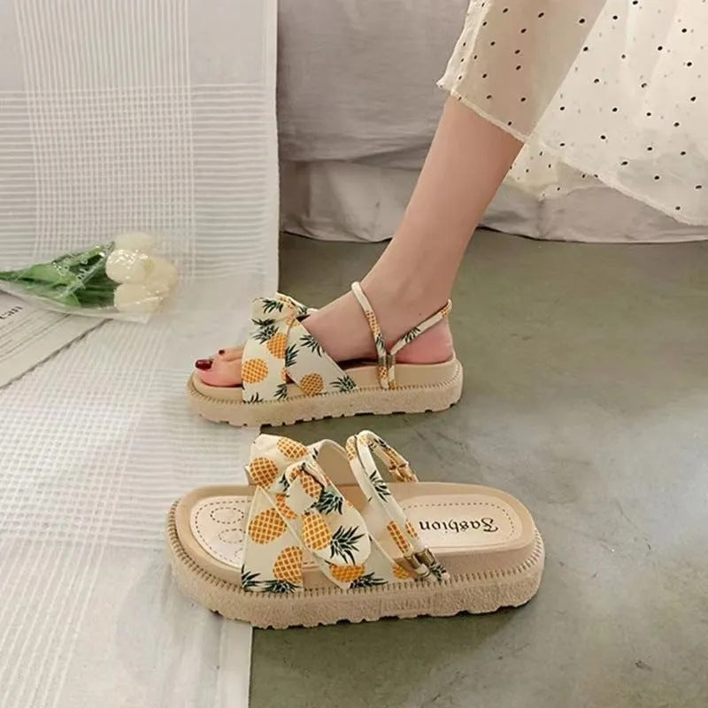 Orthopedic Balance Two-In-One Flat Sandals - Comfort And Style
