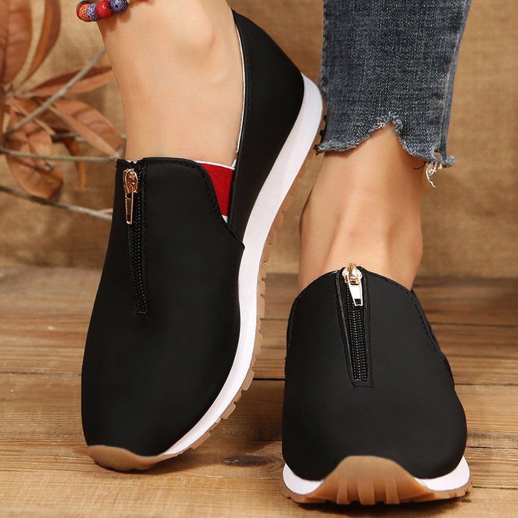 Orthopedic Balance Zip Loafers - Non Slip Comfort Shoes