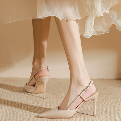 Orthopedic Balance Heeled Sandals - Buckle Strap Comfort