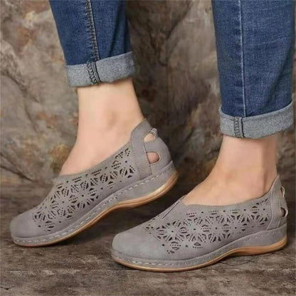 Lia | Women’s Orthopedic Slip-On Loafers with Laser-Cut Design
