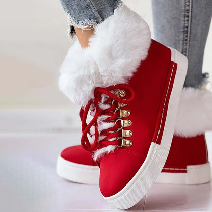 Hope | Women’s Orthopedic Winter Fur-Lined High-Top Sneakers
