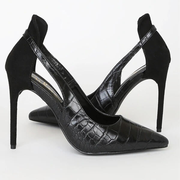 Orthopedic Balance Hollow Stiletto Heels - French Elegance
