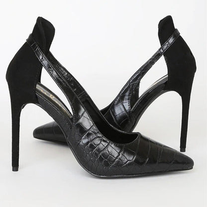 Orthopedic Balance Hollow Stiletto Heels - French Elegance