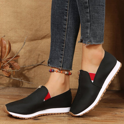 Orthopedic Balance Zip Loafers - Non Slip Comfort Shoes