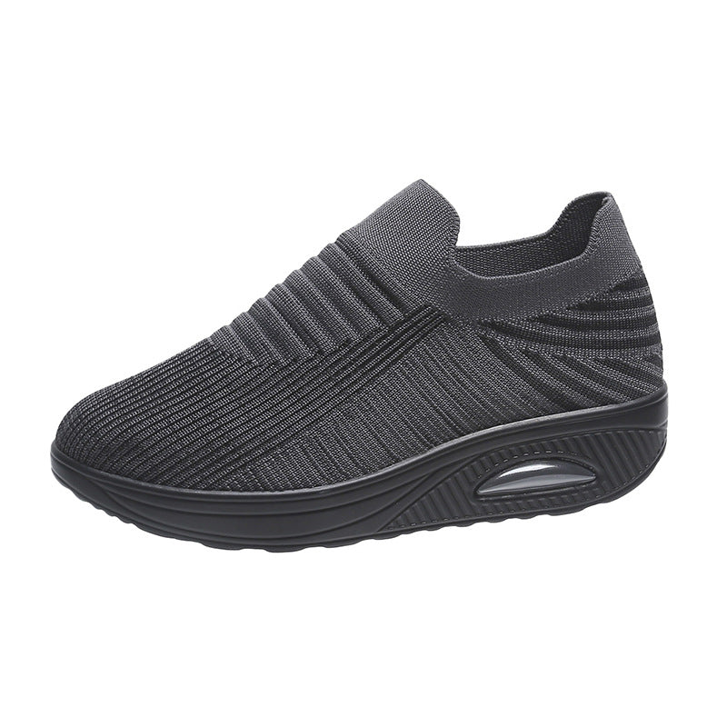 Orthopedic Balance Lightweight And Breathable Striped Mesh Shoes