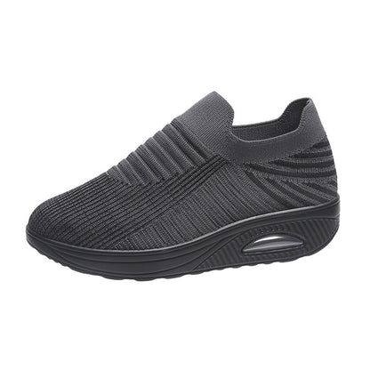 Orthopedic Balance Lightweight And Breathable Striped Mesh Shoes