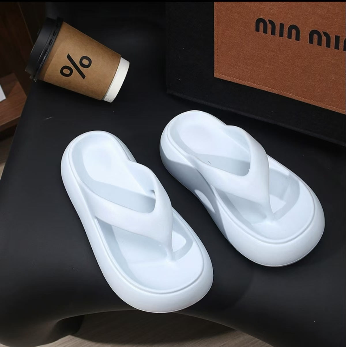 Orthopedic Balance Thick Platform Cloud Cushion Flip Flop Sandals