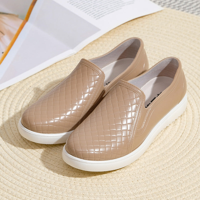 Orthopedic Balance | Perforated Leather Slip-On Comfort Shoes