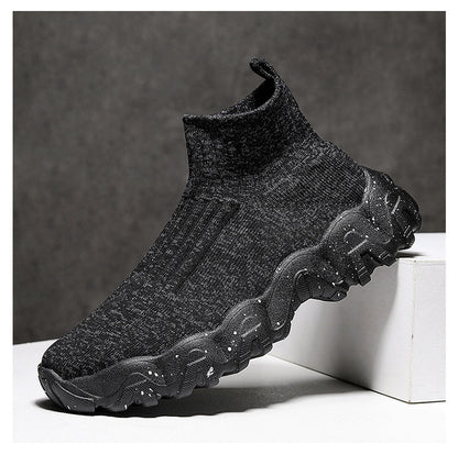 Orthopedic Sock Sneakers – Air Cushion Chunky Sole Slip-On Comfort Shoes