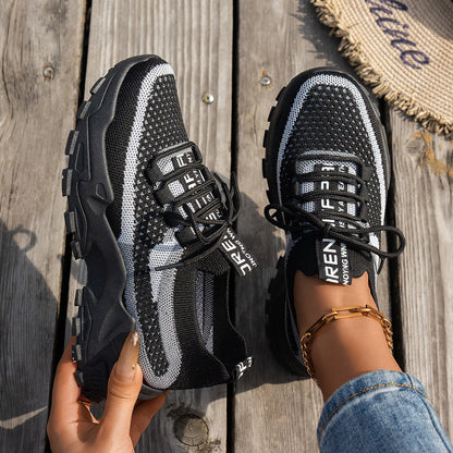 Orthopedic Balance Flyknit Mesh Sneakers - Unique Comfort And Style