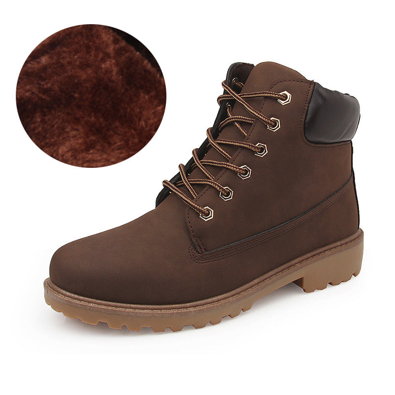 Orthopedic Balance High-Top Boots - Velvet Lined Comfort