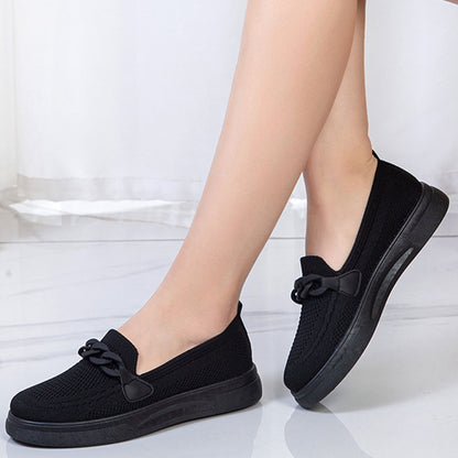 Orthopedic Balance Chain Flats - Slip-On Comfort Shoes