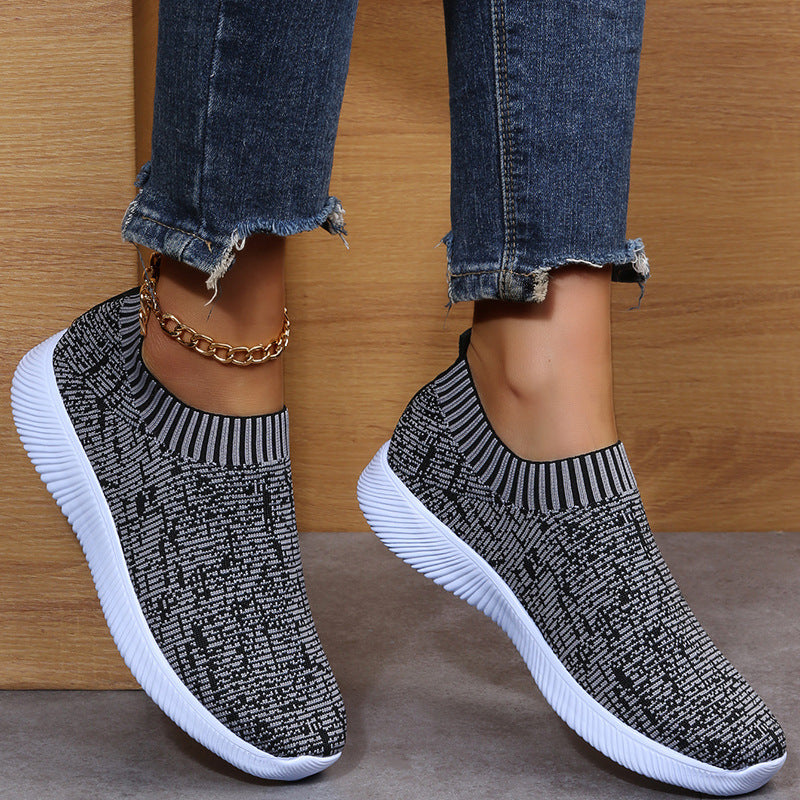 Orthopedic Balance Stripe Knit Shoes: Unique And Comfortable For Everyone