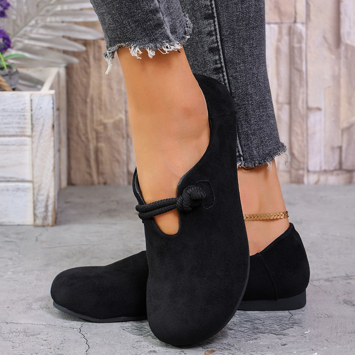 Orthopedic Balance Women’s Casual Flats – Soft Lightweight Slip-On Comfort Shoes