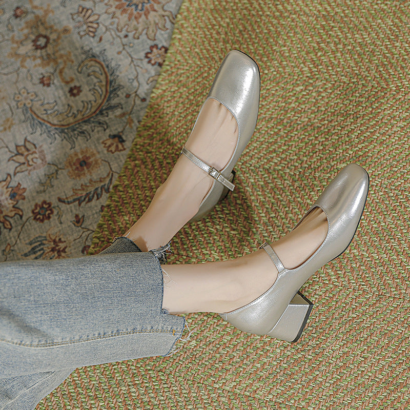 Orthopedic Balance Mary Jane Shoes - Patent Leather Comfort