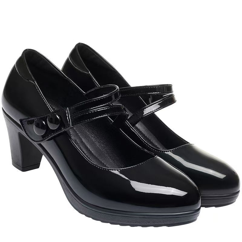 Orthopedic Balance Genuine Leather Pumps , Comfort And Elegance