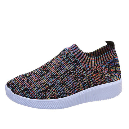 Orthopedic Balance Stripe Knit Shoes: Unique And Comfortable For Everyone