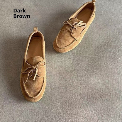 Orthopedic Balance Retro Sheepskin Leather Pumps - Unique British Style