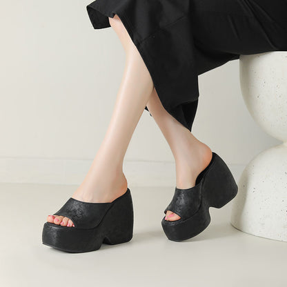 Halo | Women’s Orthopedic Platform Wedge Slide Sandals