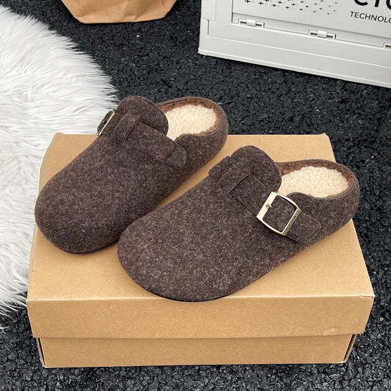 Orthopedic Balance Wool And Cotton Slippers - Casual Elegance