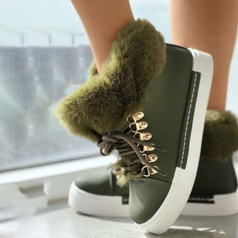 Hope | Women’s Orthopedic Winter Fur-Lined High-Top Sneakers
