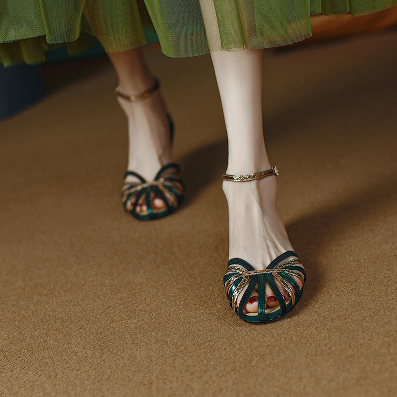 Orthopedic Balance Retro Woven Roman Shoes - Unique And Elegant
