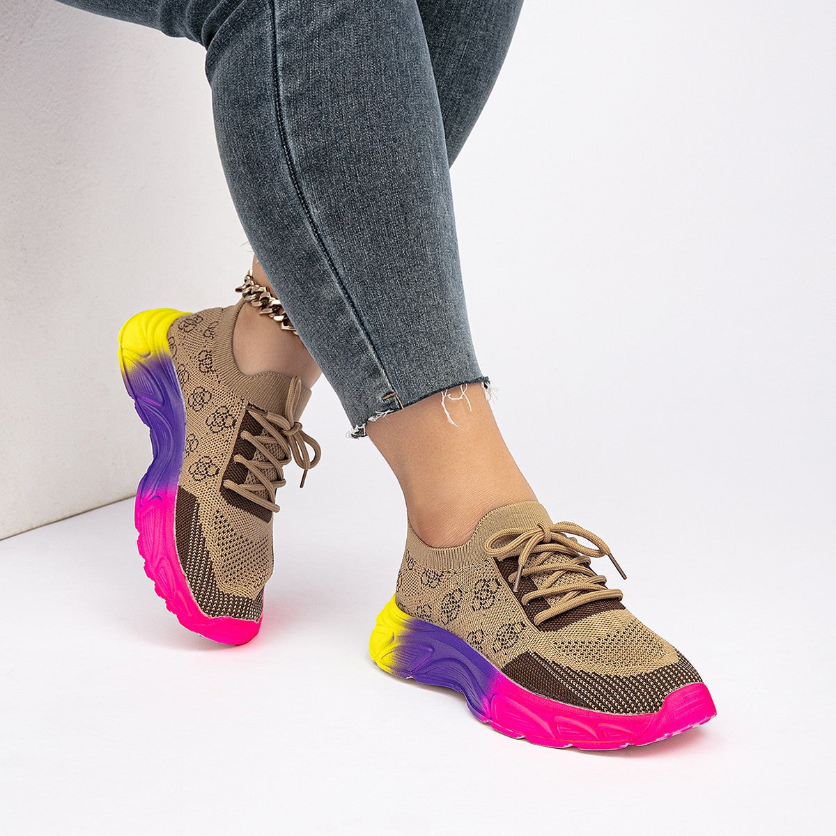 Orthopedic Balance Rainbow Sole Athletic Shoes - Ergonomic Fit