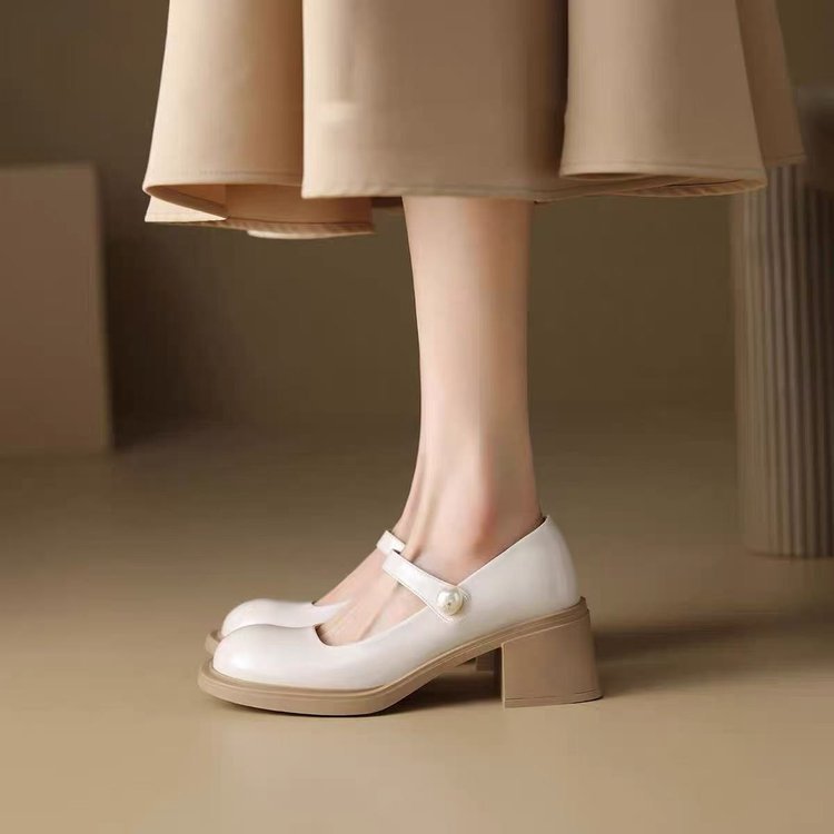 Orthopedic Balance Mary Jane Leather Shoes - Vintage Comfort