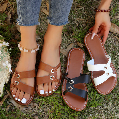 Orthopedic Balance Cross-Strap Comfort Sandals