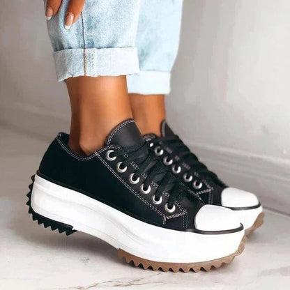 Jane | Women’s Orthopedic Platform Lace-Up Sneakers with Chunky Sole
