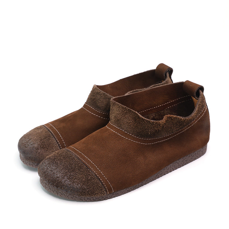 Kaylee | Handcrafted Soft Leather Orthopedic Slip-On Shoes