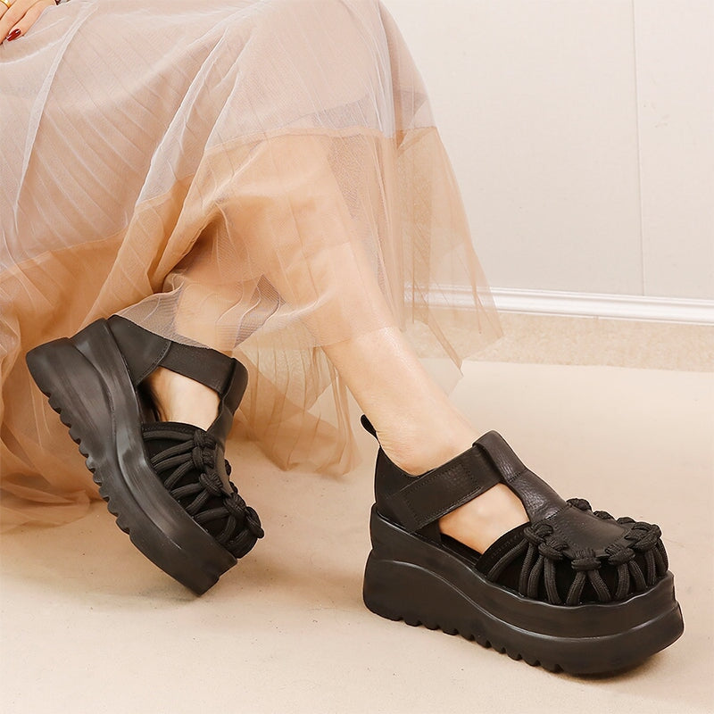 Kade | Women’s Orthopedic Retro Fisherman Sandals with Platform Sole