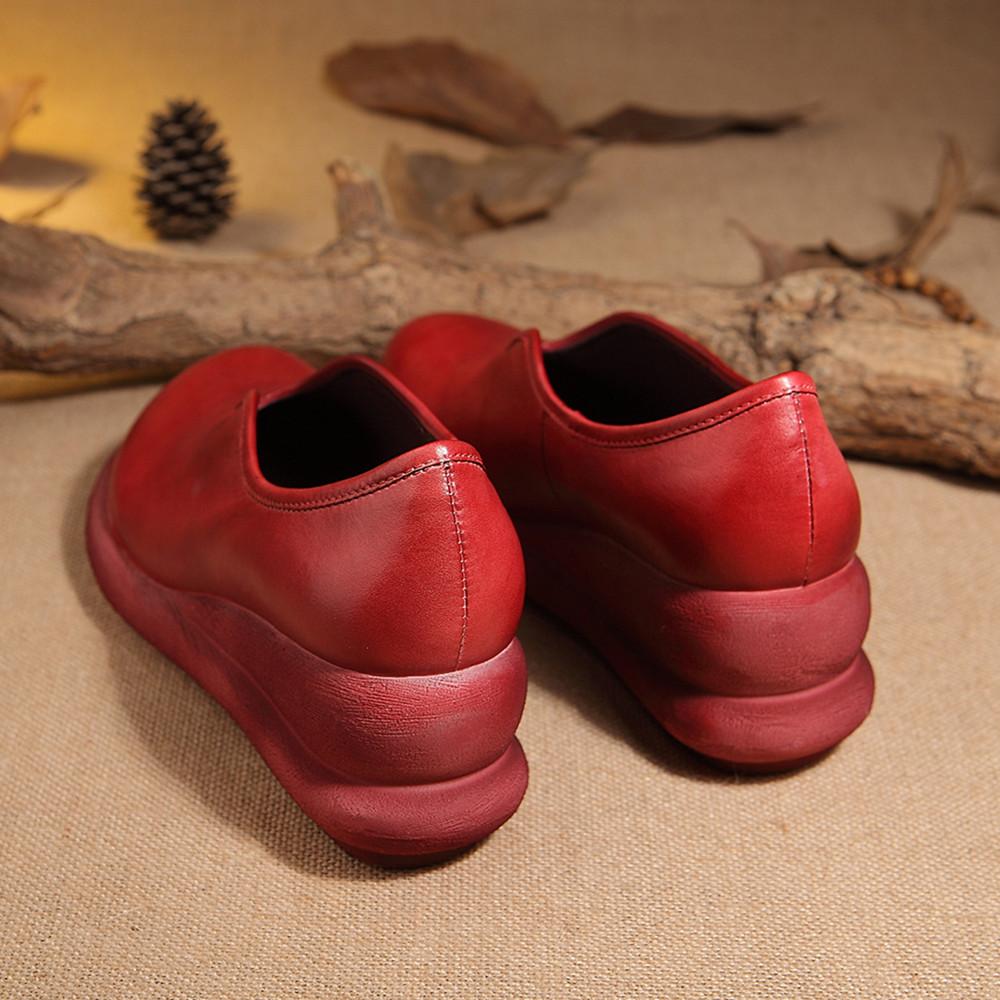 Millie | Women’s Vintage Orthopedic Leather Comfort Flats